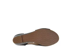 Journee Collection Womens Aretha Wedge Sandal - Black -Theydude Store US 01 102152 06