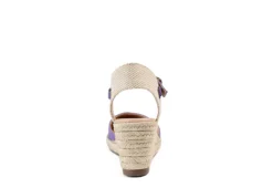 Journee Collection Womens Ashlyn Wedge Sandal - Purple -Theydude Store US 01 102163 04