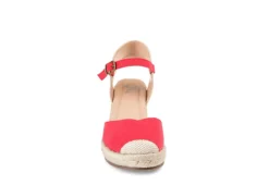 Journee Collection Womens Ashlyn Wedge Sandal - Red -Theydude Store US 01 102164 02