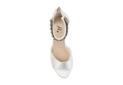 Journee Collection Womens Connor Wedge Sandal - White -Theydude Store US 01 102219 05