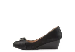 Journee Collection Womens Graysn Wedge Pump - Black 10 Journee Collection Womens Graysn Wedge Pump - Black -Theydude Store US 01 102241 03