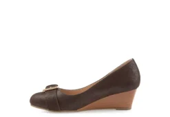 Journee Collection Womens Graysn Wedge Pump - Brown 10 Journee Collection Womens Graysn Wedge Pump - Brown -Theydude Store US 01 102243 03