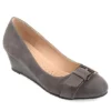 Journee Collection Womens Graysn Pump - Grey