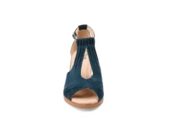 Journee Collection Womens Kedzie Wedge Sandal - Blue -Theydude Store US 01 102266 02