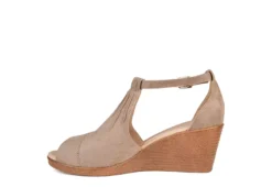 Journee Collection Womens Kedzie Wedge Sandal - Taupe -Theydude Store US 01 102269 03