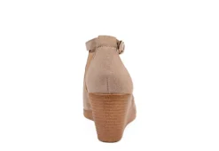Journee Collection Womens Kedzie Wedge Sandal - Taupe -Theydude Store US 01 102269 04