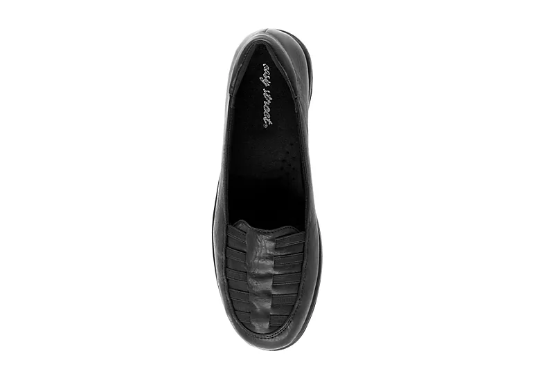 Easy Street Womens Genesis Loafer - Black 6 Easy Street Womens Genesis Loafer - Black - Image 6