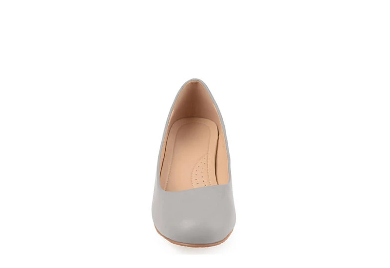 Journee Collection Womens Saar Pump - Grey 3 Journee Collection Womens Saar Pump - Grey - Image 3