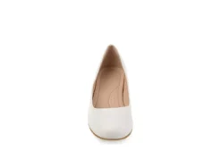 Journee Collection Womens Saar Pump - White -Theydude Store US 01 103360 02