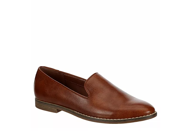 Michael By Michael Shannon Womens Sherrill Loafer - Cognac 1 Michael By Michael Shannon Womens Sherrill Loafer - Cognac
