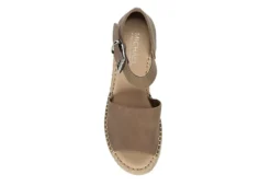 Michael By Michael Shannon Womens Giulia Wedge Sandal - Taupe -Theydude Store US 01 105204 05