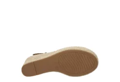 Michael By Michael Shannon Womens Giulia Wedge Sandal - Taupe -Theydude Store US 01 105204 06
