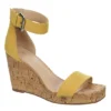 Xappeal Womens Amora Wedge Sandal - Yellow