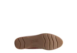 Clarks Womens Jeanette Ease Flat - Tan -Theydude Store US 01 105282 06