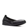 Clarks Womens Jeanette Ease Flat - Black