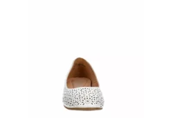 Mootsies Tootsies Womens Belva Flat - White -Theydude Store US 01 105350 02