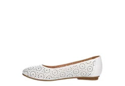Mootsies Tootsies Womens Belva Flat - White -Theydude Store US 01 105350 03