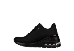 Skechers Womens Million Air Elevated Air Sneaker - Black -Theydude Store US 01 105671 02