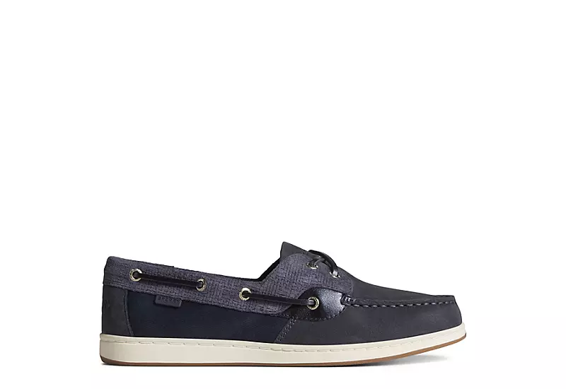 Sperry Womens Coastfish 2-eye Boat Shoe - Navy 2 Sperry Womens Coastfish 2-eye Boat Shoe - Navy - Image 2