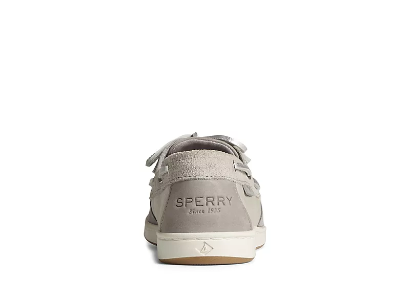 Sperry Womens Coastfish 2-eye Boat Shoe - Pale Grey 4 Sperry Womens Coastfish 2-eye Boat Shoe - Pale Grey - Image 4