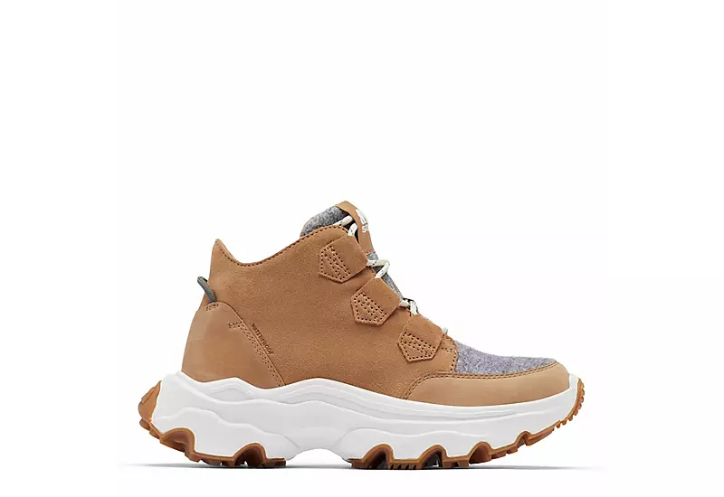 Sorel Womens Kinetic Breakthru Caribou High Top Sneaker - Tan 2 Sorel Womens Kinetic Breakthru Caribou High Top Sneaker - Tan - Image 2