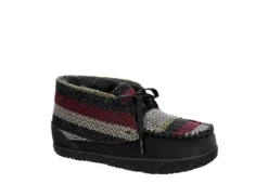 Minnetonka Womens Jenn Bootie Slipper - Dark Grey