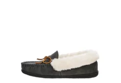 Minnetonka Womens Jessica Trapper Slipper - Dark Grey -Theydude Store US 01 106041 03