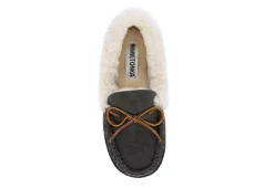 Minnetonka Womens Jessica Trapper Slipper - Dark Grey -Theydude Store US 01 106041 05