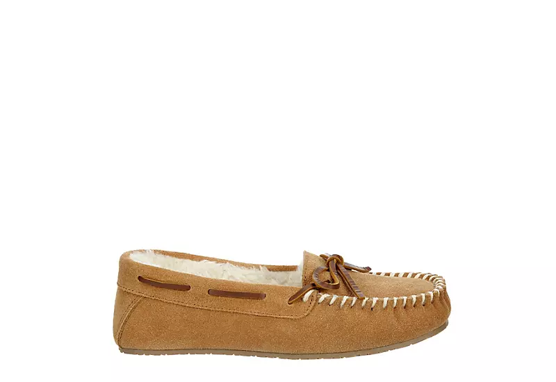 Minnetonka Womens Marj Moc Slipper - Tan 2 Minnetonka Womens Marj Moc Slipper - Tan - Image 2