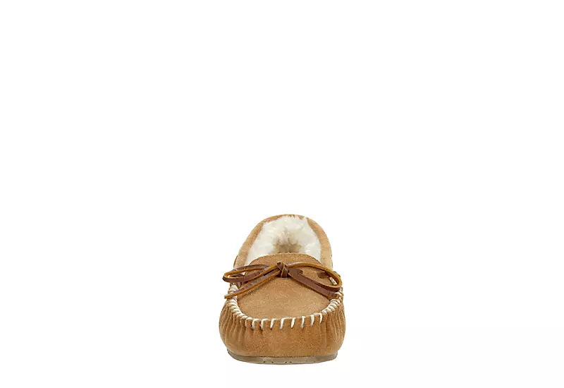 Minnetonka Womens Marj Moc Slipper - Tan 3 Minnetonka Womens Marj Moc Slipper - Tan - Image 3