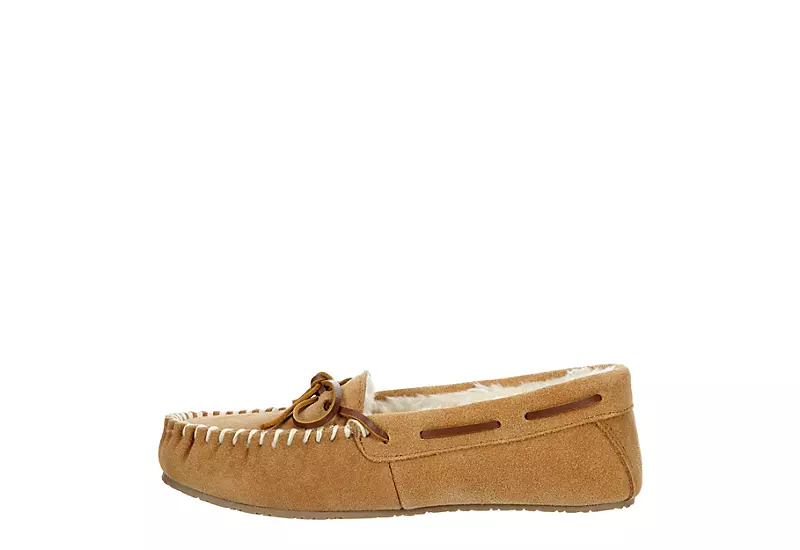 Minnetonka Womens Marj Moc Slipper - Tan 4 Minnetonka Womens Marj Moc Slipper - Tan - Image 4