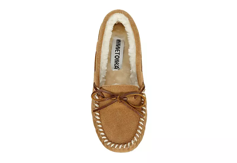 Minnetonka Womens Marj Moc Slipper - Tan 6 Minnetonka Womens Marj Moc Slipper - Tan - Image 6