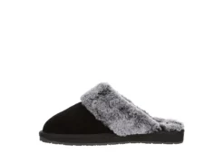 Minnetonka Womens Twyla Scuff Slipper - Black 10 Minnetonka Womens Twyla Scuff Slipper - Black -Theydude Store US 01 106046 03
