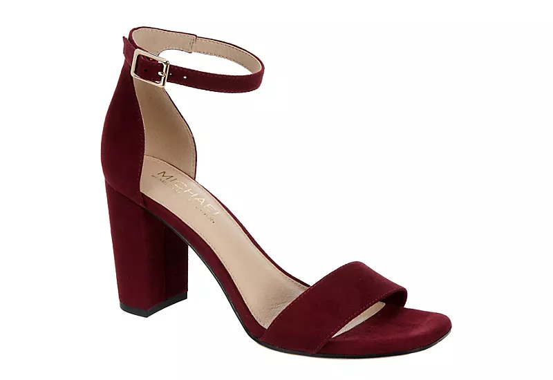 Michael By Michael Shannon Womens Stella Sandal - Wine 1 Michael By Michael Shannon Womens Stella Sandal - Wine