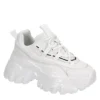 Steve Madden Womens Ecker Sneaker - White