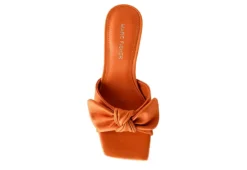 Marc Fisher Womens Demar Slide Sandal - Orange -Theydude Store US 01 106243 03