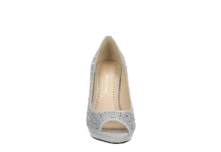 Adrienne Vittadini Womens Gervin Pump - Silver 9 Adrienne Vittadini Womens Gervin Pump - Silver -Theydude Store US 01 106399 02