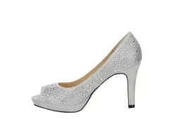 Adrienne Vittadini Womens Gervin Pump - Silver 10 Adrienne Vittadini Womens Gervin Pump - Silver -Theydude Store US 01 106399 03