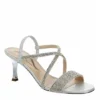N By Nina Womens Lourdes Sandal - Silver