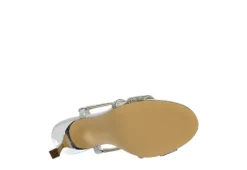 N By Nina Womens Lourdes Sandal - Silver -Theydude Store US 01 106400 06