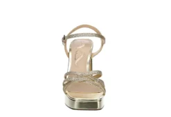 N By Nina Womens Sabrina Platform Sandal - Champagne 9 N By Nina Womens Sabrina Platform Sandal - Champagne -Theydude Store US 01 106405 02