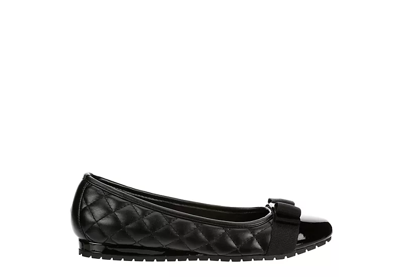 Ak Anne Klein Womens Gianna-q Flat - Black 2 Ak Anne Klein Womens Gianna-q Flat - Black - Image 2