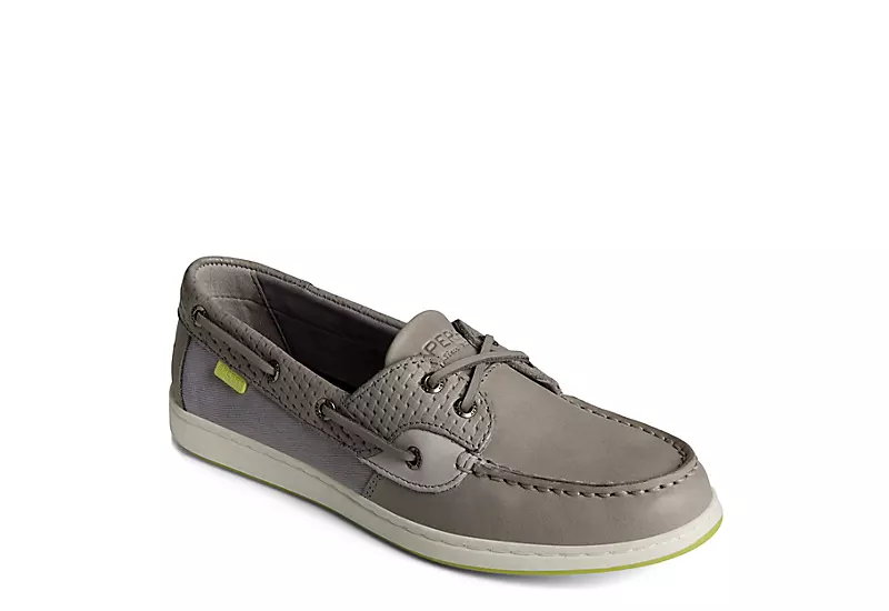 Sperry Womens Coastfish 2-eye Boat Shoe - Grey 1 Sperry Womens Coastfish 2-eye Boat Shoe - Grey