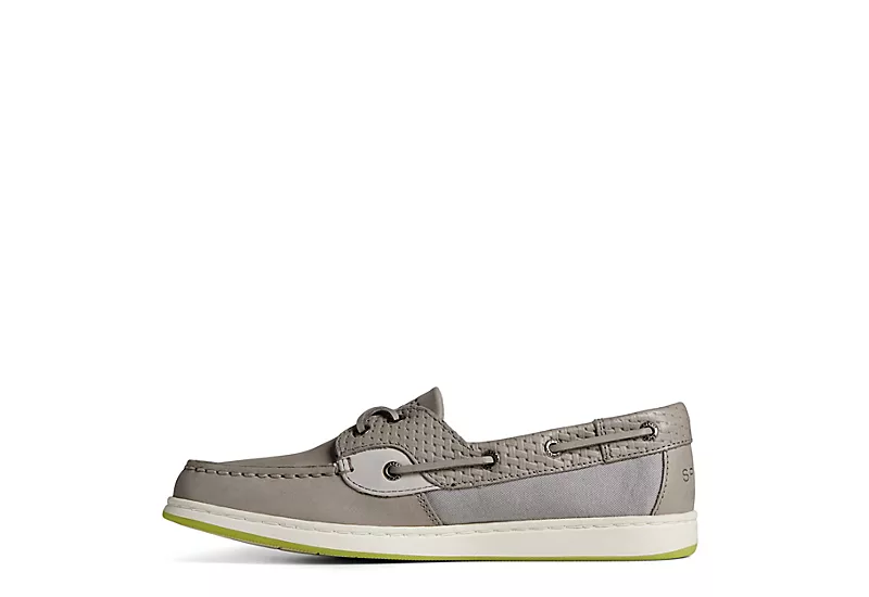Sperry Womens Coastfish 2-eye Boat Shoe - Grey 3 Sperry Womens Coastfish 2-eye Boat Shoe - Grey - Image 3