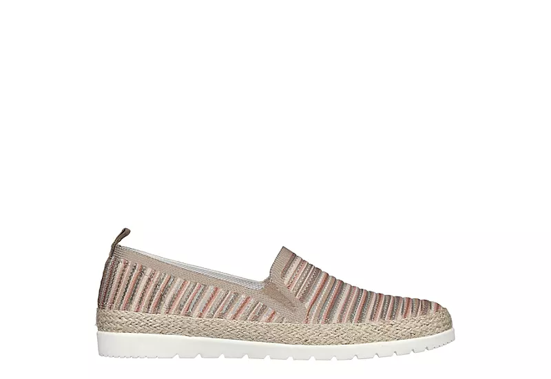 Skechers Womens Flexpadrille 3.0 Serene Sweetie Slip On Sneaker - Taupe 2 Skechers Womens Flexpadrille 3.0 Serene Sweetie Slip On Sneaker - Taupe - Image 2