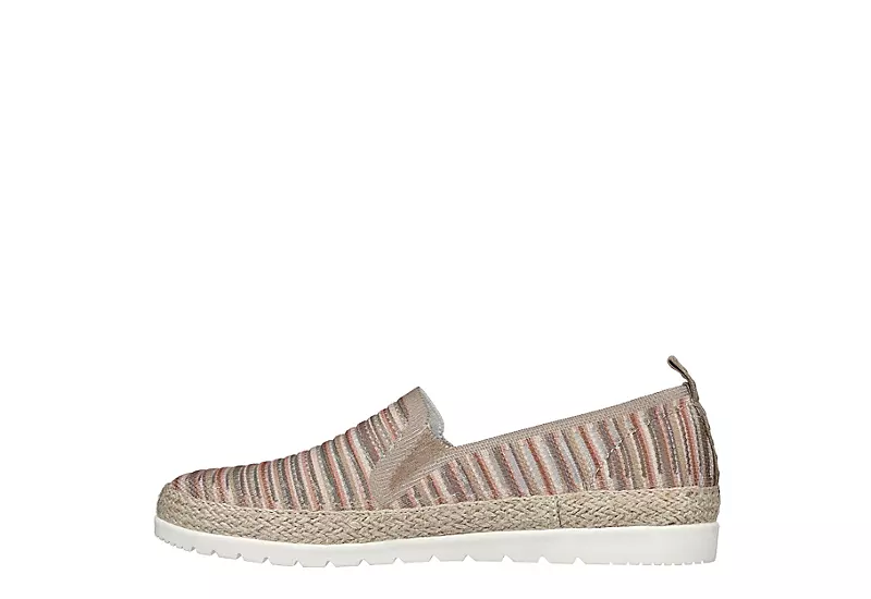 Skechers Womens Flexpadrille 3.0 Serene Sweetie Slip On Sneaker - Taupe 3 Skechers Womens Flexpadrille 3.0 Serene Sweetie Slip On Sneaker - Taupe - Image 3