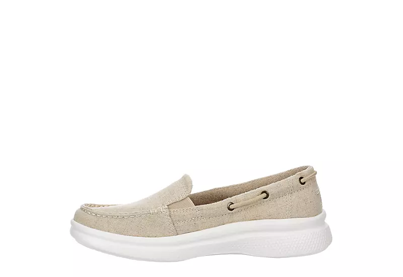 Skechers Womens Arch Fit Skipper Beyond Swell Slip On Sneaker - Natural 4 Skechers Womens Arch Fit Skipper Beyond Swell Slip On Sneaker - Natural - Image 4