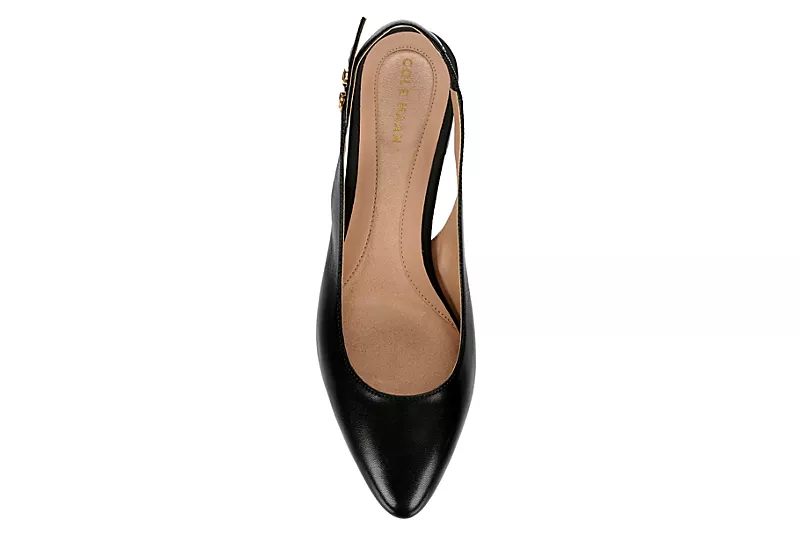 Cole Haan Womens The Go-to Slingback Pump - Black 6 Cole Haan Womens The Go-to Slingback Pump - Black - Image 6