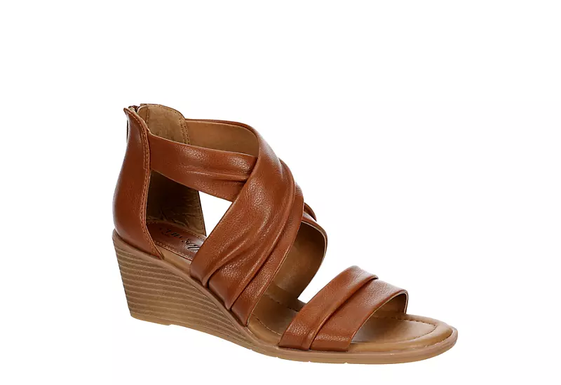 Eurosoft Womens Ginnifer Wedge Sandal - Brown 1 Eurosoft Womens Ginnifer Wedge Sandal - Brown