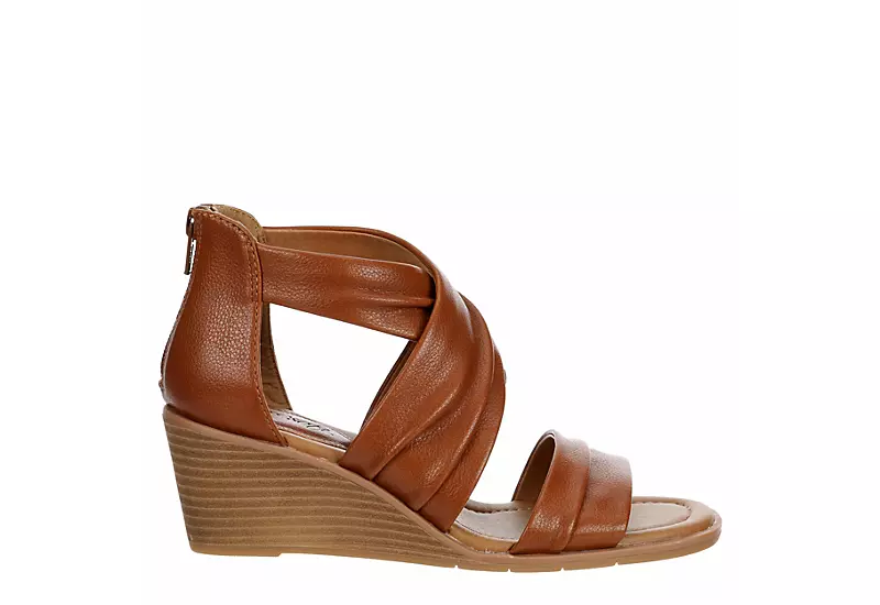 Eurosoft Womens Ginnifer Wedge Sandal - Brown 2 Eurosoft Womens Ginnifer Wedge Sandal - Brown - Image 2